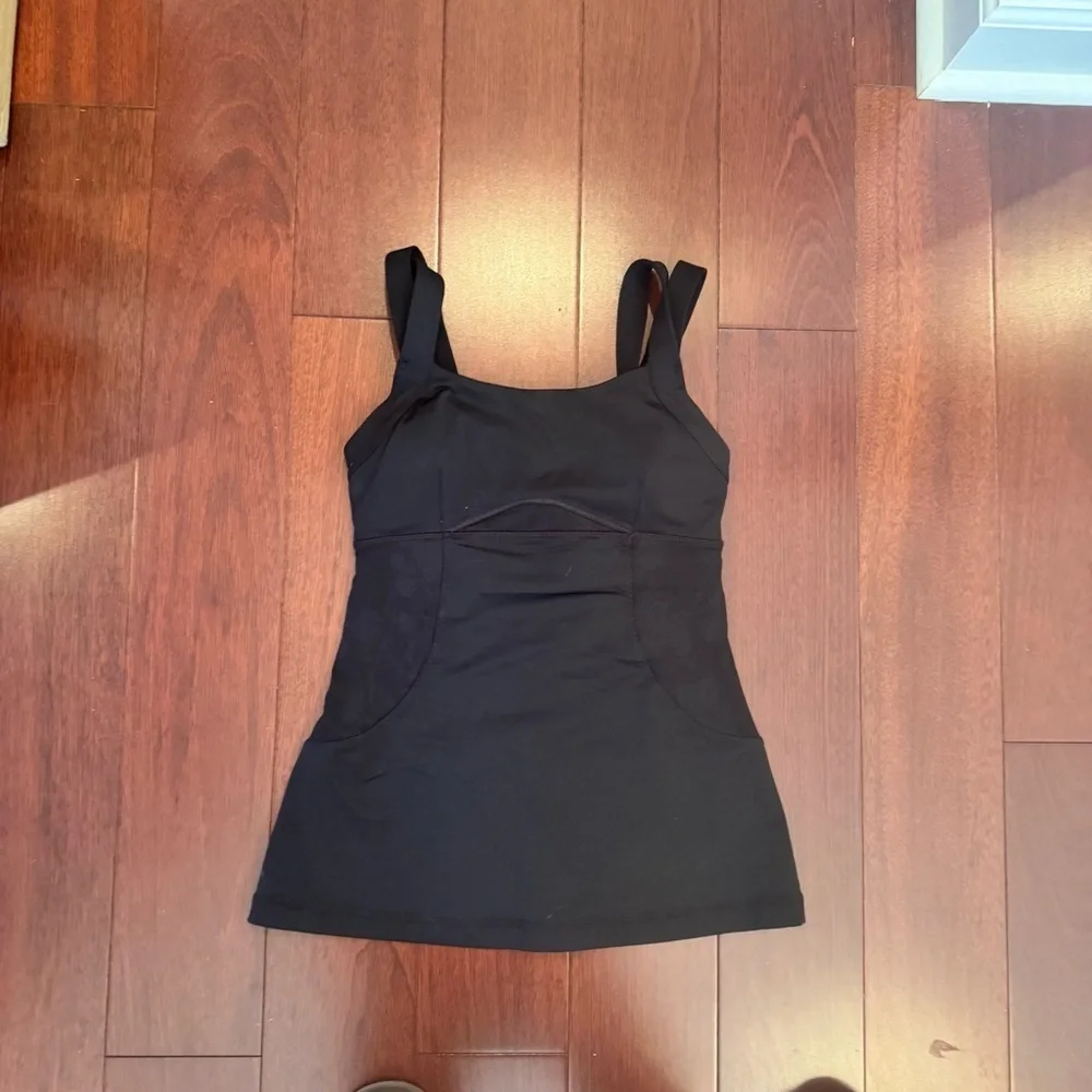 lululemon athletica Black Tank Top